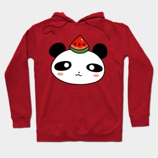 Watermelon Panda Face Hoodie